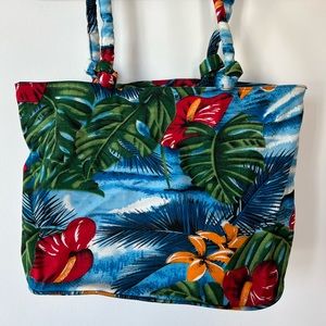 Hawaiian Print Bag
